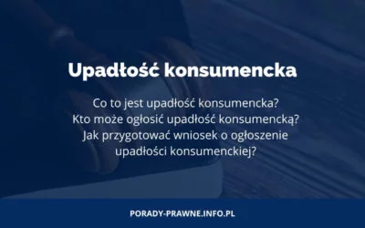 co to jest upadłość konsumencka Upadłość konsumencka