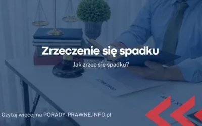 zreczenie się spadku zreczenie się spadku