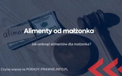 alimenty od małżonka alimenty od małżonka