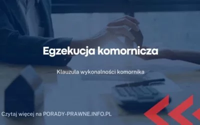 egzekucja komornicza egzekucja komornicza