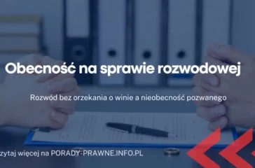 obecnosc na sprawie rozwodowej