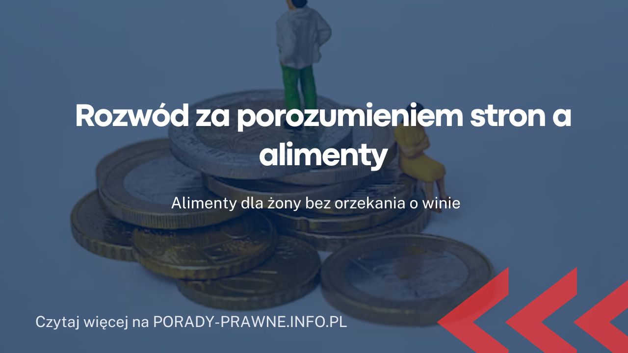 rozwód za poruzmieniem stron a alimenty