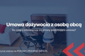 Umowa dożywocia z osobą obcą