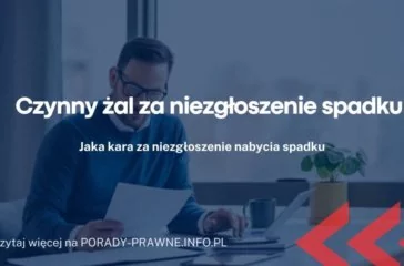 czynny zal za niezgoszenie spadku
