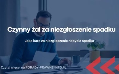 czynny zal za niezgoszenie spadku czynny zal za niezgoszenie spadku