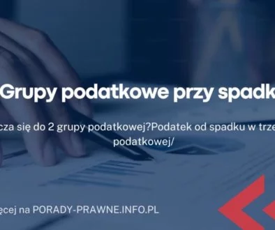 grupy podatkowe przy spadku