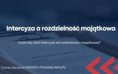 intercya a rozdzielność majątkowa
