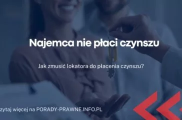 najemc nie płaci czynszu