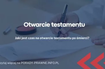 otwarcie testamentu