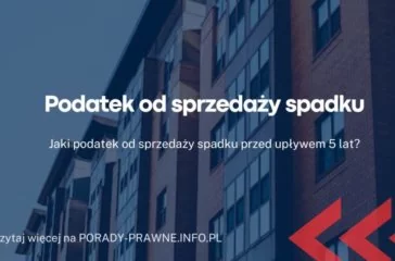 podatek od sprzedaży spadku