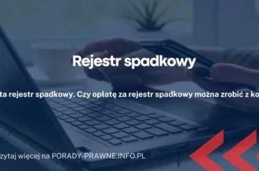 rejestr spadkowy
