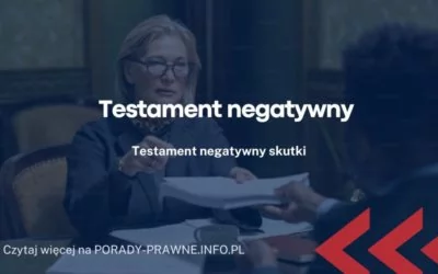 testament negatywny testament negatywny