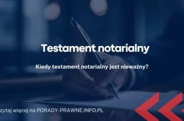 testament notarialny