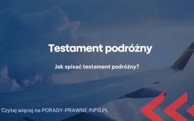 testament podróżny testament podróżny