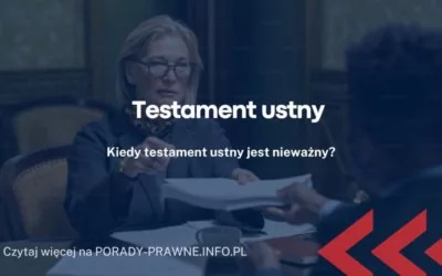 testament ustny testament ustny