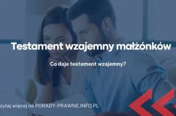 testament wzajemny małżónków