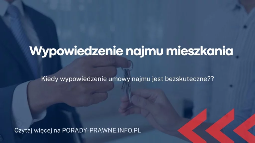 Wypowiedzenie umowy najmu mieszkania – rezygnacja z umowy wynajmu mieszkania