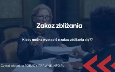 zakaz zbliżania się