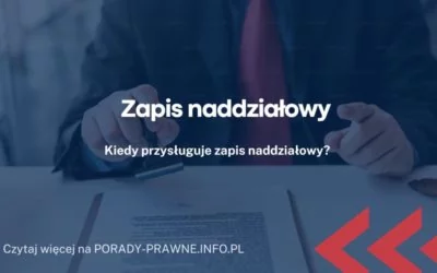 zapis naddziałowy zapis naddziałowy