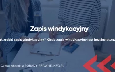 zapis windykacyjny zapis windykacyjny
