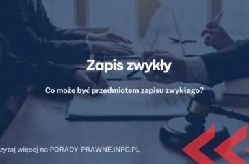 zapis zwykły