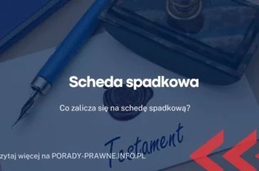 scheda spadkowa