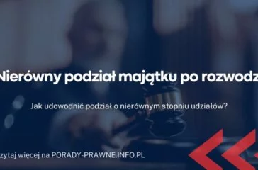 nierowny podzial majatku
